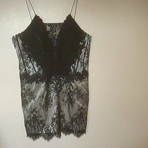 Black Lace cocktail dress with some sparkle detail